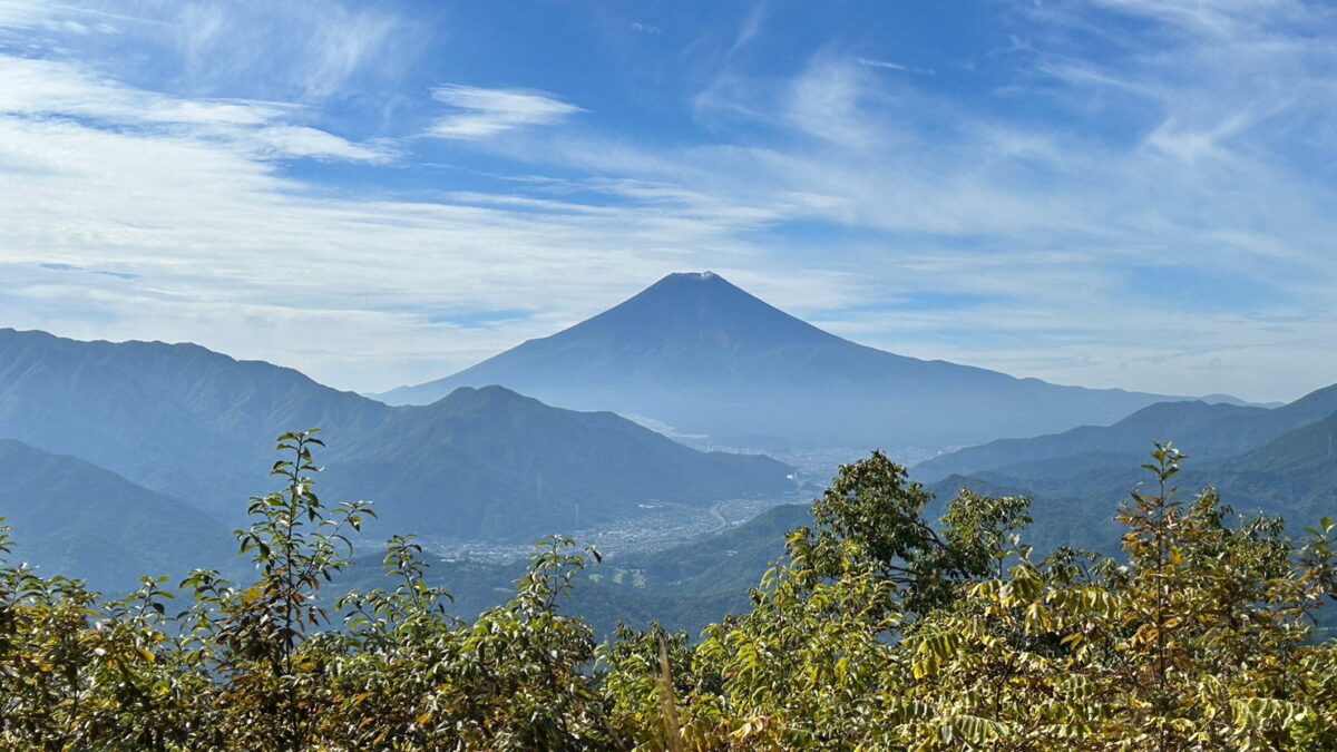 高川山山頂富士眺望