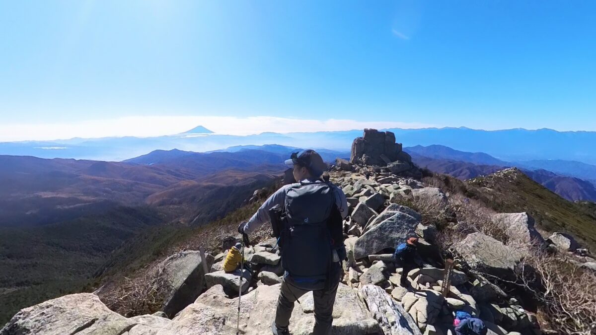 金峰山山頂眺望