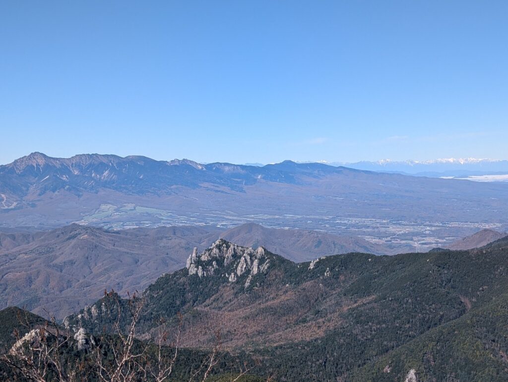 瑞牆山・八ヶ岳・北アルプス